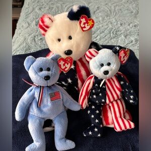 Ty Beanie Babies 🇺🇸 Bears - Rare!